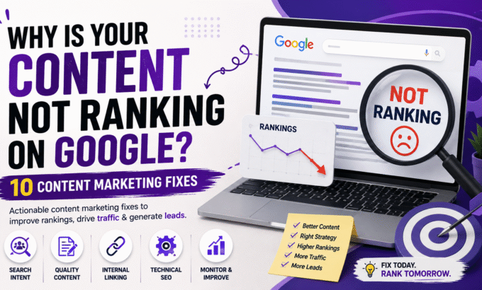 Content Marketing 10 Fixes to Improve Google Rankings