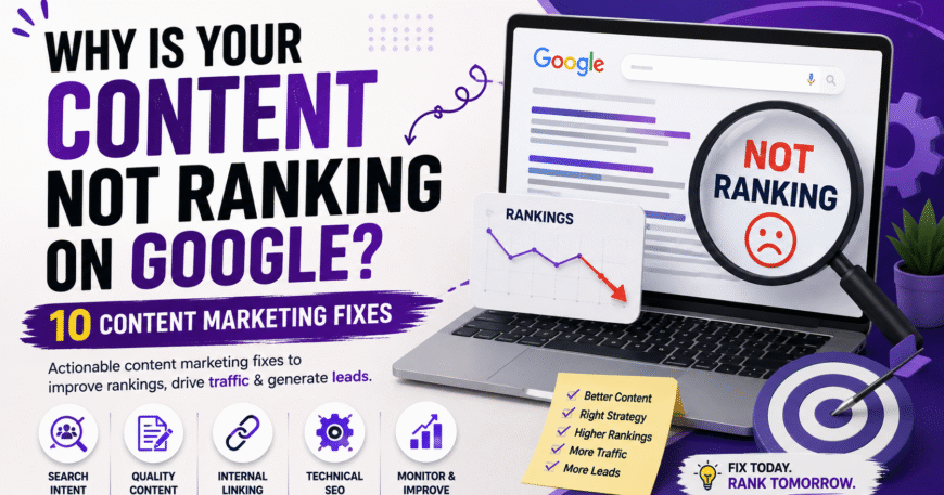 Content Marketing 10 Fixes to Improve Google Rankings